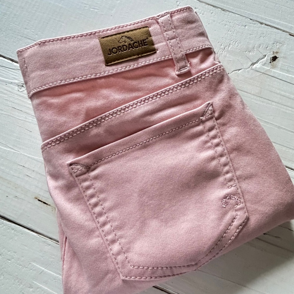 Jordache Girls Super Skinny Pink Jeans‎ Size 12 NWT Stretch Denim Pants Blush